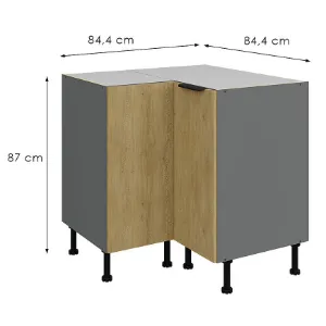 Obrazek Szafka Kuchenna Cremona Ant 90x90 Dn 2f Bb