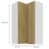 Obrazek Szafka Kuchenna Cremona Wh 60x60 Gn-108 2f (90°)