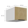 Obrazek Szafka Kuchenna Cremona Wh 40 Nagu-36 1f