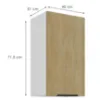 Obrazek Szafka Kuchenna Cremona Wh 40g-72 1f