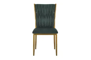 Obrazek Krzesło Glamour 12510 zielone/złote