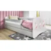 Obrazek Łóżko dziecięce Babydreams+SZ+M biały 80x160 tańczące króliczki