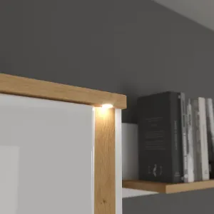 Obrazek Witryna Avila 2D AILV02 biały/dąb artisan