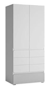 Obrazek Szafa dwudrzwiowa z szufladą Flexi 2D1S FLXS02