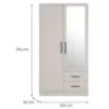 Obrazek Szafa Smart Srl3 2dl Cashmere