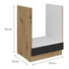 Obrazek Szafka Kuchenna Aria-Bl/Ar Anti Fingerprint 60dg Bb