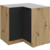 Obrazek Szafka Kuchenna Aria-Bl/Ar Anti Fingerprint 90x90 Dn 2f Bb