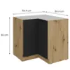 Obrazek Szafka Kuchenna Aria-Bl/Ar Anti Fingerprint 90x90 Dn 2f Bb