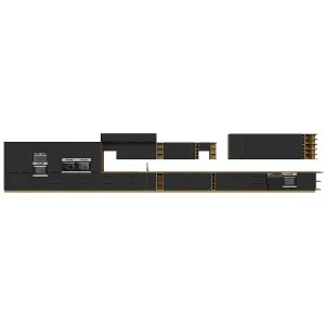Obrazek Szafka Kuchenna Aria-Bl/Ar Anti Fingerprint 90x90 Dn 2f Bb