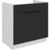 Obrazek Szafka Kuchenna Aria-Bl/Wh Anti Fingerprint 80zl 1s Bb