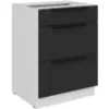 Obrazek Szafka Kuchenna Aria-Bl/Wh Anti Fingerprint 60d 3s Bb