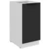Obrazek Szafka Kuchenna Aria-Bl/Wh Anti Fingerprint 40d 1f Bb
