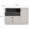 Obrazek Komoda  Allmo Al7 Cashmere