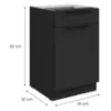 Obrazek Szafka Kuchenna Aria-Bl/Bl Anti Fingerprint 50d 1f 1s Bb