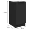 Obrazek Szafka Kuchenna Aria-Bl/Bl Anti Fingerprint 40d 1f Bb