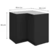 Obrazek Szafka Kuchenna Aria-Bl/Bl Anti Fingerprint 90x90 Dn 2f Bb
