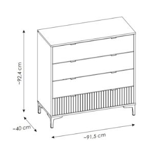 Obrazek Komoda z szufladami Ricko 4S RIKK03