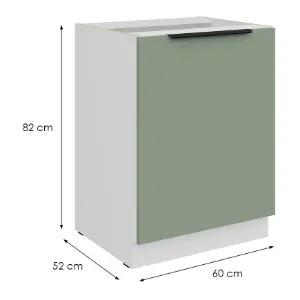 Obrazek Szafka Kuchenna Aria-Sa/Wh Anti Fingerprint 60d 1f Bb
