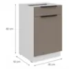 Obrazek Szafka Kuchenna Aria-Ta/Wh Anti Fingerprint 50d 1f 1s Bb