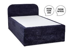 Obrazek Łóżko tapicerowane Tana 120x200 granat