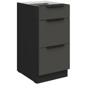 Obrazek Szafka Kuchenna Aria-Gr/Bl Anti Fingerprint 40d 3s Bb