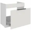 Obrazek Szafka Kuchenna Aria-Wh/Wh Anti Fingerprint 80zl 1s Bb