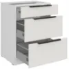 Obrazek Szafka Kuchenna Aria-Wh/Wh Anti Fingerprint 60d 3s Bb