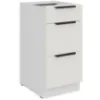 Obrazek Szafka Kuchenna Aria-Wh/Wh Anti Fingerprint 40d 3s Bb