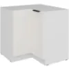 Obrazek Szafka Kuchenna Aria-Wh/Wh Anti Fingerprint 90x90 Dn 2f Bb