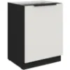 Obrazek Szafka Kuchenna Aria-Wh/Bl Anti Fingerprint 60d 1f Bb