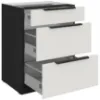 Obrazek Szafka Kuchenna Aria-Wh/Bl Anti Fingerprint 60d 3s Bb