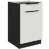 Obrazek Szafka Kuchenna Aria-Wh/Bl Anti Fingerprint 50d 1f 1s Bb