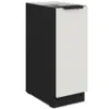Obrazek Szafka Kuchenna Aria-Wh/Bl Anti Fingerprint 30d Cargo Bb