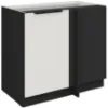 Obrazek Szafka Kuchenna Aria-Wh/Bl Anti Fingerprint 105 Nd 1f Bb
