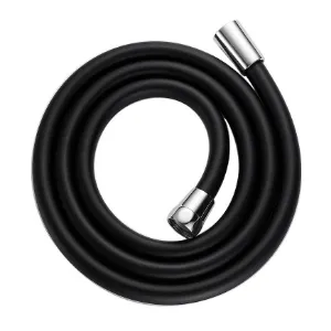 Obrazek Wąż natryskowy silikonowy Fit Black 150 cm czarny