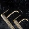 Obrazek Bateria umywalkowa wysoka REA Argon złota szczotkowana