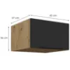 Obrazek Szafka Kuchenna Aria-Bl/Ar Anti Fingerprint 60 Nagu-36 1f