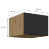 Obrazek Szafka Kuchenna Aria-Bl/Ar Anti Fingerprint 50 Nagu-36 1f
