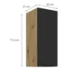 Obrazek Szafka Kuchenna Aria-Bl/Ar Anti Fingerprint 30g-72 1f
