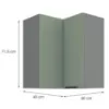 Obrazek Szafka Kuchenna Aria-Sa/Ant Anti Fingerprint 60x60 Gn-72 2f (90°)