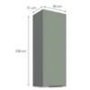 Obrazek Szafka Kuchenna Aria-Sa/Ant Anti Fingerprint 40g-108 1f