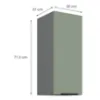 Obrazek Szafka Kuchenna Aria-Sa/Ant Anti Fingerprint 30g-72 1f