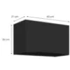 Obrazek Szafka Kuchenna Aria-Bl/Bl Anti Fingerprint 60gu-36 1f