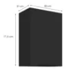 Obrazek Szafka Kuchenna Aria-Bl/Bl Anti Fingerprint 50g-72 1f