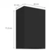 Obrazek Szafka Kuchenna Aria-Bl/Bl Anti Fingerprint 45g-72 1f