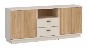 Obrazek Komoda RTV dwudrzwiowa z szufladami Mosano LUSF101