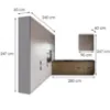 Obrazek Kuchnia Luxeo 240 X 300 Cm Baltic/Beige Set 8