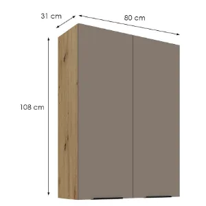 Obrazek Szafka Kuchenna Aria-Ta/Ar Anti Fingerprint 80g-108 2f