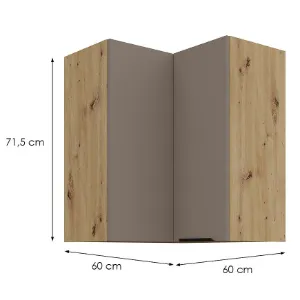 Obrazek Szafka Kuchenna Aria-Ta/Ar Anti Fingerprint 60x60 Gn-72 2f (90°)