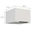 Obrazek Szafka Kuchenna Aria-Wh/Wh Anti Fingerprint 50 Nagu-36 1f